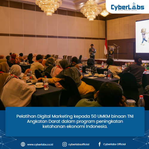 Pelatihan Digital Marketing UMKM binaan TNI AD